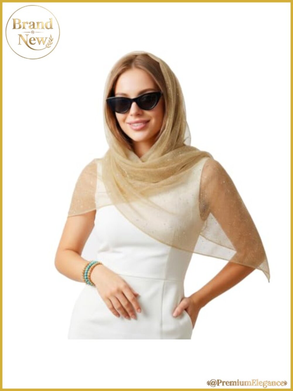 Sequin Mesh Shawl Wrap Scarf Women Sheer Sparkly Evening Cover Up